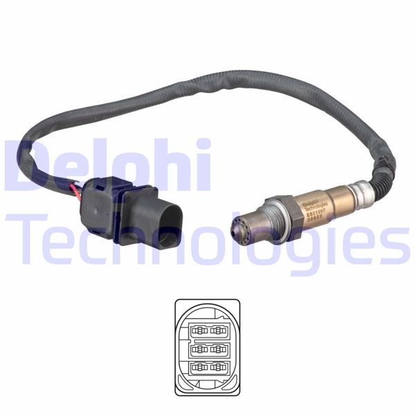 DELPHI ES21067-12B1 Oksijen Sensoru Bmw E87 F20 F21 E90 E91 E92 E93 F07 F10 F11 F30 F31 F34 E60 E61 F01 E83