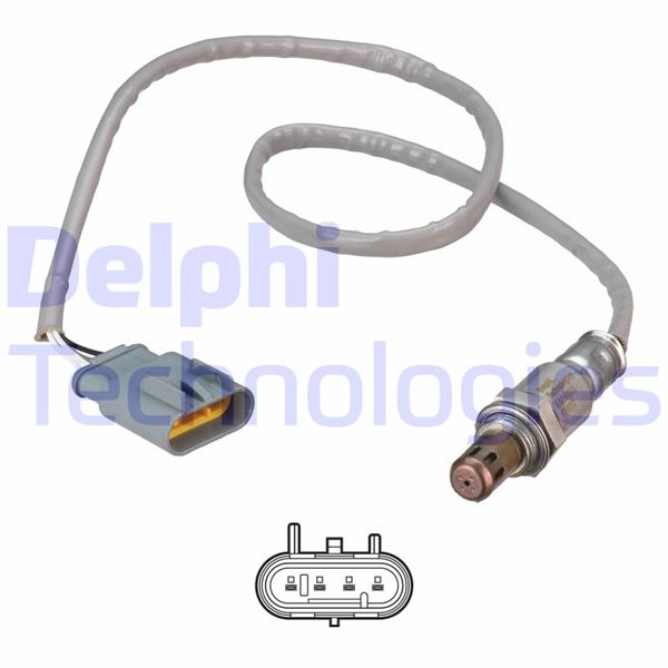 DELPHI ES21073-12B1 Ön Oksijen Sensörü Alfa-Chrysler-Fiat-Lanciaalfa Romeo Mito-Chrysler Ypsilon-Fiat 500.Panda.Punto-La