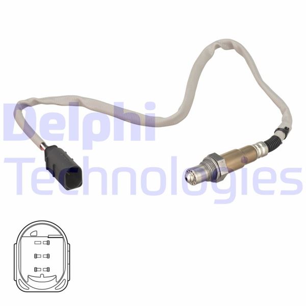 BCH 0281004207 Oksijen Sensörü 740mm 5 Fis 176-246-117-204-212-X204 Glk