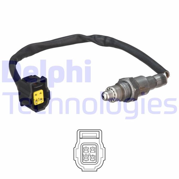 DELPHI ES21119-12B1 Oksijen Sensoru Kat. Oncesi Mercedes W176 W246 C117 X117 X156