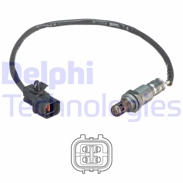 DELPHI ES21137-12B1 Ön Oksijen Sensörü Seat-Skoda-Vwseat Ibiza-Skoda Fabia-Vw Fox.Polo