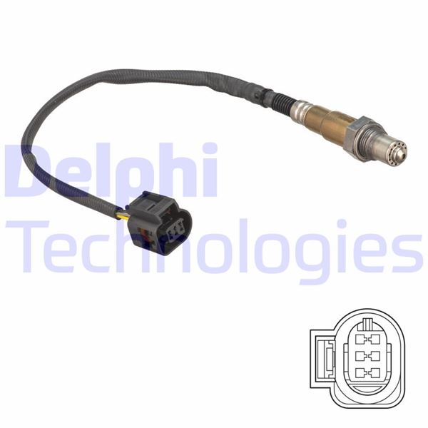 DELPHI ES21180-12B1 Oksijen Sensoru Kat. Oncesi Bmw F20 F21 F30 F31 F35 F01 F02