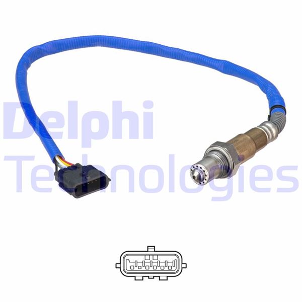 DELPHI ES21242-12B1 Oksijen Sensörü Renault Grand Sc Nic Iv 13> Koleos Ii 16> Espace V 16> Megane Iv 16> Nissan X-Trail Iii 16> Qashqai Ii 13> 1.6dci R9m 2.0dci M9r