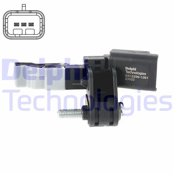 DELPHI SS12299-12B1 Krank Mili Devir Sensörü Astra L-Combo E-Corsa F-Crossland-Grandland-C3-C4-Berlingo-P208-P2008- Partner-Rifter-P508-P301-P308-C-Elysee-Ds3-Ds4-Ds7 1.2 Puretech-Thp 1.2 Xe-Xhl-Xht