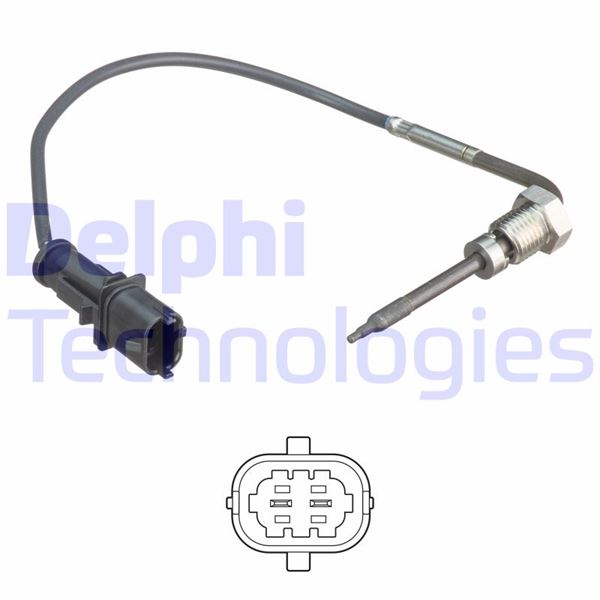 DELPHI TS30239 Egzoz Gazi Sicaklik Sensörü Fiat 500l 13> 1.6d Mtj