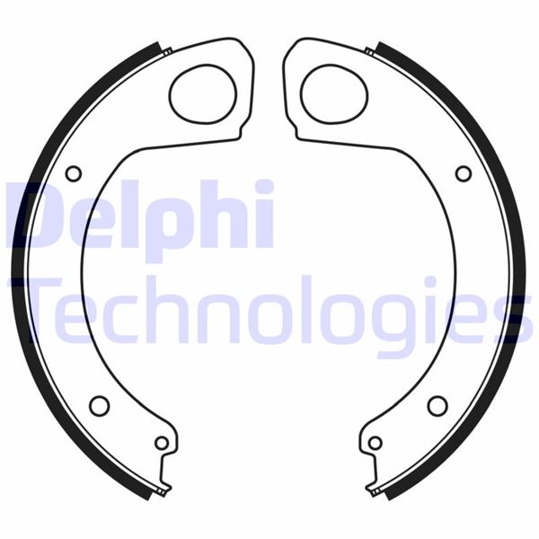 DELPHI LS2174 Fren Pabucu Fuso Mitsubishi Fuso Mitsubishi Canter 3c13.Canter 3c15.Canter 3c18.Canter 3s13.Canter