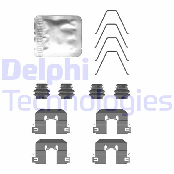 DELPHI LX0758 Arka Fren Balata Montaj Takimi Kiakia Morning.Picanto.Picanto X-Line