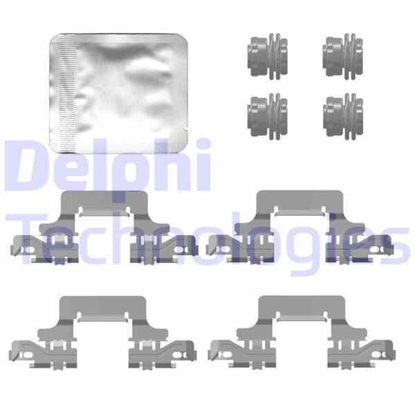 DELPHI LX0777 Arka Fren Balata Montaj Takimi Audiaudi A5.A5 Cabrio.A5 Cabrio Quattro.A5 Quattro.A5 Sportback.A5 Sp