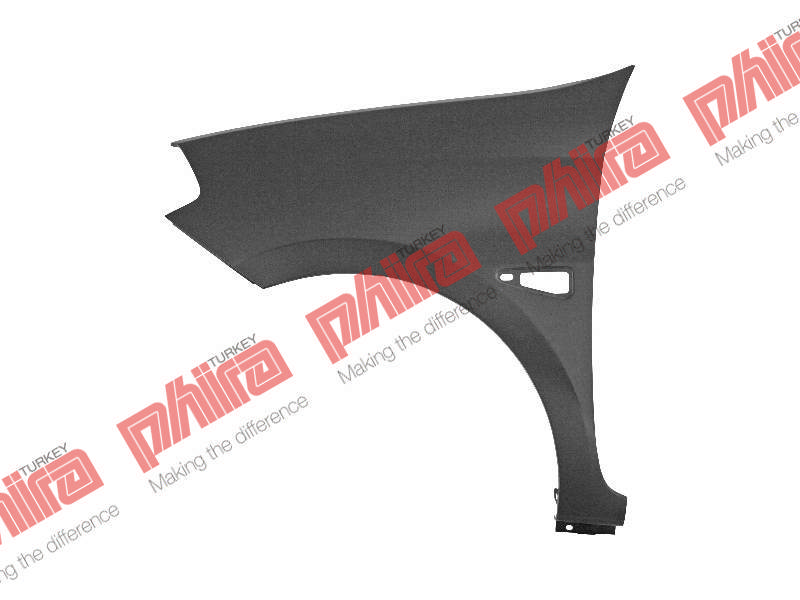 ORAN 279011 Çamurluk Ön Sol Sac Sinyal Delikli Renault Symbol Thalia 2009-2012