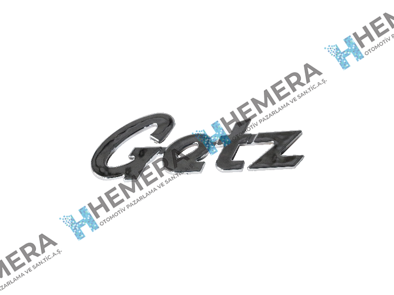 TAIWAN HUN1012 Amblem Arka Getz Hyundai Getz 2003-2005