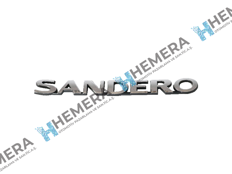TAIWAN 908901792R Amblem Arka Sandero Dacia Sandero 2008-2020