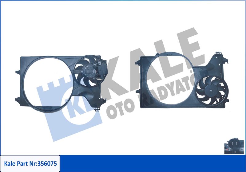 KALE 356075 Fan Grubu Ford Transit 3.2 Tdci-3.2 Tdci Rwd 07-14