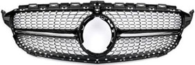 PRO-A 341166 Panjur Krom-Siyah. Kamerasiz Diamond C-Class W205 19>
