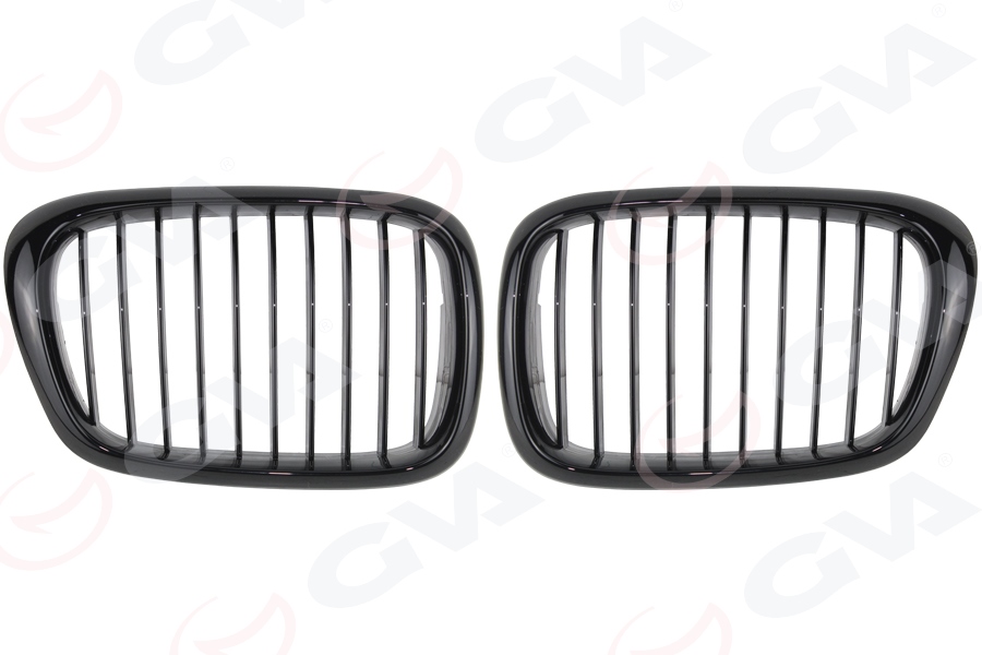 GKL 340961 Ön Panjur Böbrek Parlak Siyah Set Bmw E39