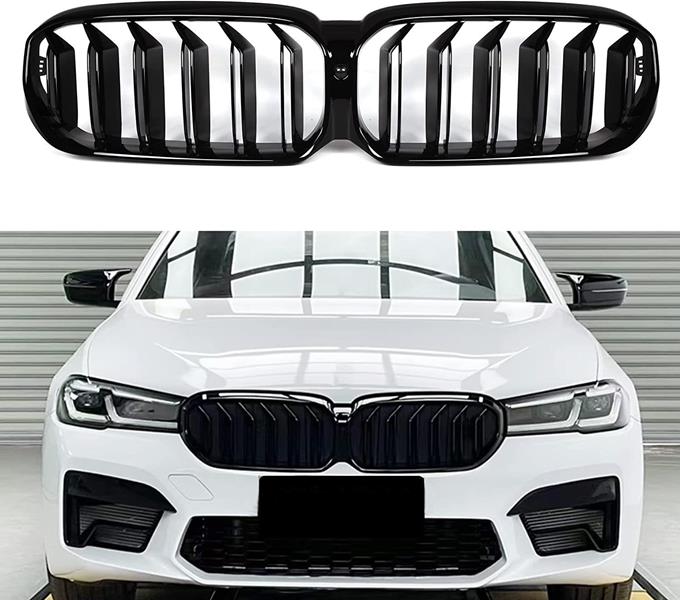 GKL 340941 Ön Panjur Böbrek Parlak Siyah Çift Çitali --M5 Kasa Set Bmw G30 Lci F90 2021>>