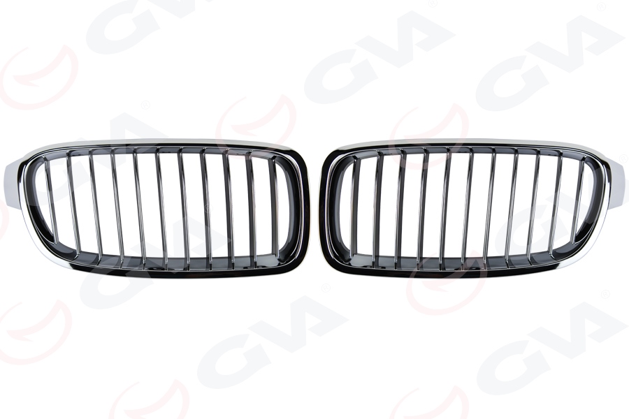 GKL 340914 Ön Panjur Böbrek Krom Krom Set Bmw F30 Lci Luxury 2012-2018