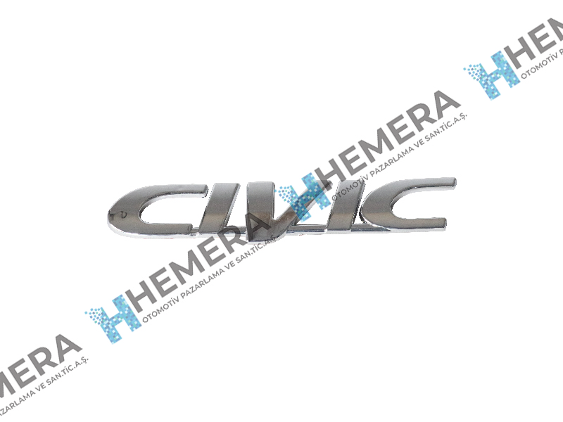 TAIWAN 75722TS4Q01 Amblem Civic Honda Civic 0
