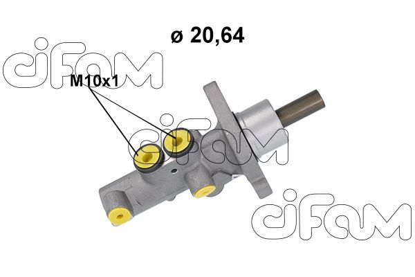 CIFAM 2021173 Fren Ana Merkezi Renault Symbol Iii 13> Dacia Logan 05> Sandero 08> Logan Ii 13> Sandero Ii 13> 0.9tce 1.2 1.5dci 1.6