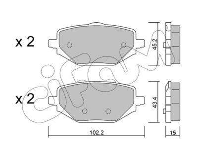 05P2368 Fren Balata Arka Renault Captur Ii E-Tech 2020-