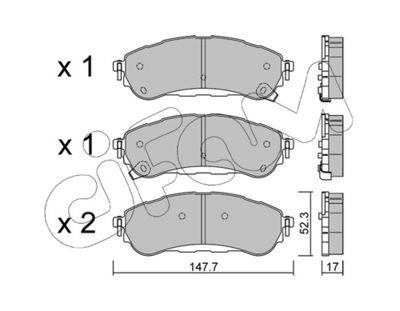 CIFAM 82213440 Arka Fren Balata Ford Ranger Tke 19> 4x4