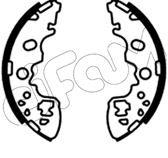 CIFAM 153697 Fren Pabucu Delicaii-Spacegear-2.0-2.4-2.44wd-Delicaiiid5 Cv W -2.0-2.2di-D4wd-2.4 Cv5w -2.44wd-Deli