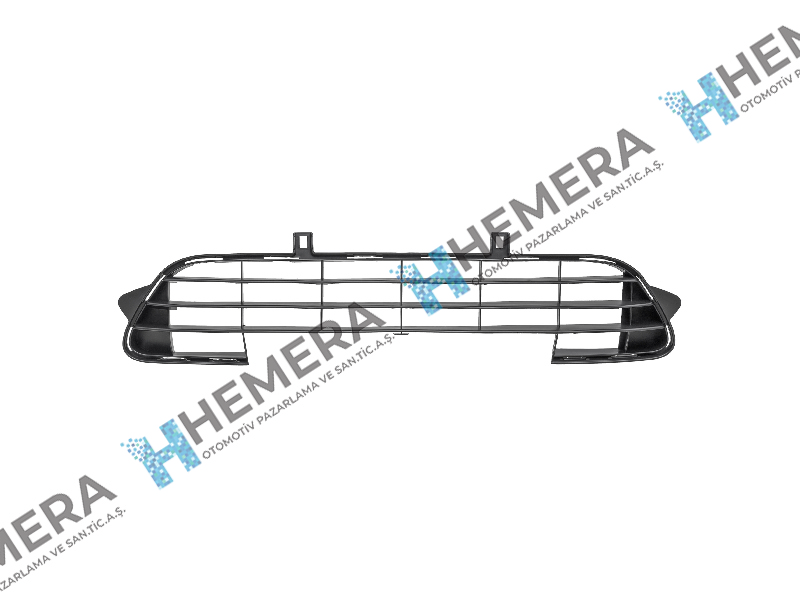ISAM 1305710 Tampon Izgarasi Ön Citroen C3 2005-2009