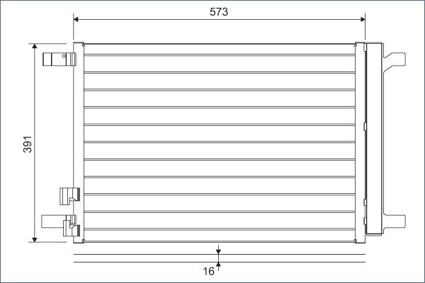 VALEO 822635 Kondenser Audi A3 Q2 Tt