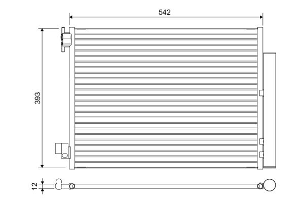 VALEO 822636 Kondenser Renault Twingo Iii