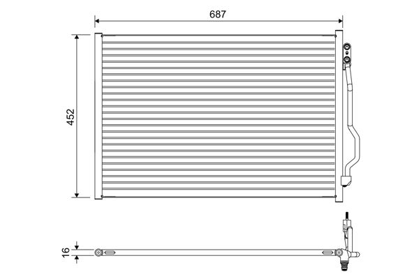 NIS-940137 Klima Radyatoru (Mercedes-Benz  S-Seris W221  S 280 / S300 / S350 / S63 Amg / Cl500  2009-2012 )