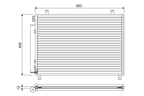 VALEO 822659 Kondenser Suzuki Swift V
