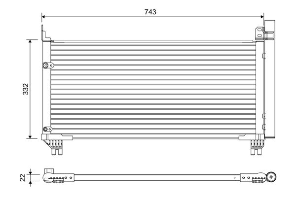 VALEO 822661 Kondenser Lexus Rx