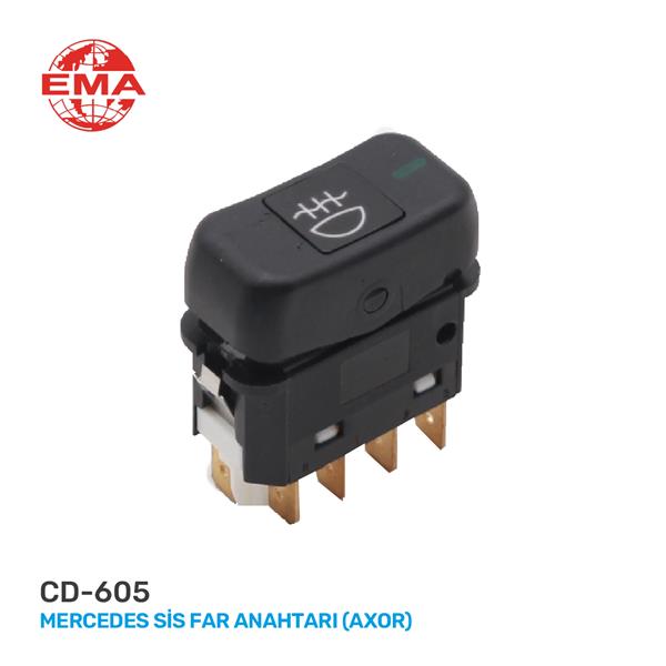EMA-CD-605 Doğan Slx 7 Fişli 4lü Flasher Düğme