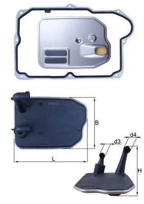 FEBI F171138 Otomatik Sanziman Yagi Filtre Seti Mercedes W176 W177 W246 W247 C117 C118 X156