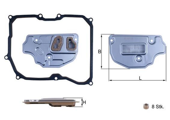 MAHLE HX256D Şanzuman Yağ Filtresi Conta İle Beraber Golf5/6-Jetta-Passat-A3-Leon Bag-Blf-Blp-Bse 1.6-1.6 Fsi
