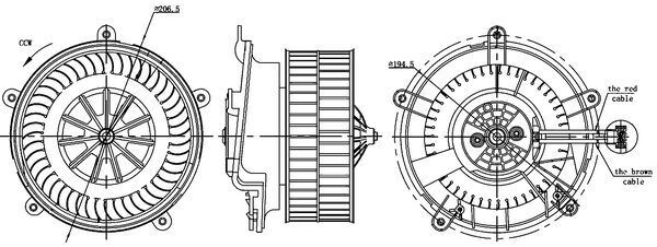 59-1408 Kalorifer Motoru Bmw 7 Serisi (E65) 2001-2009