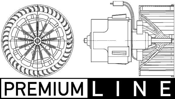 MAHLE AB30000P Innenraumgeblaese Opel Meriva Lhd Aut