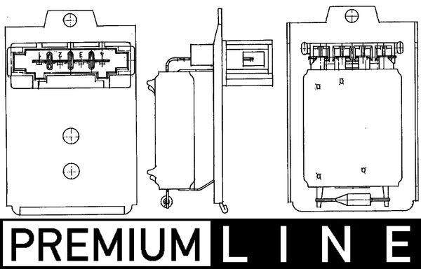 MAHLE ABR18000P A/C-Gebl Seregler Und Widerstand Audi A4 / Vw Passat