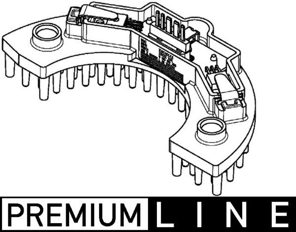 MAHLE ABR58000P A/C-Gebl Seregler Und Widerstand Peugeot 307