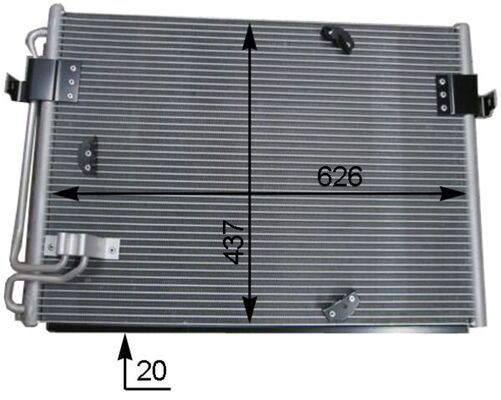 MAHLE AC174000S Klima Radyatoru Bmw E31 90>98