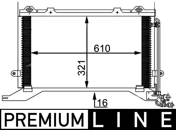 MAHLE AC248000P Klima Radyatoru Mercedes E-Class W210 S210