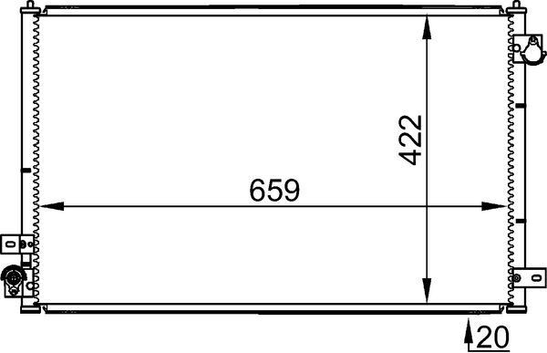 MAHLE AC338001S Klima Radyatoru Aj-V6 Fb Aj-V8 Aj8ft S-Type Ii X200 1999>2007