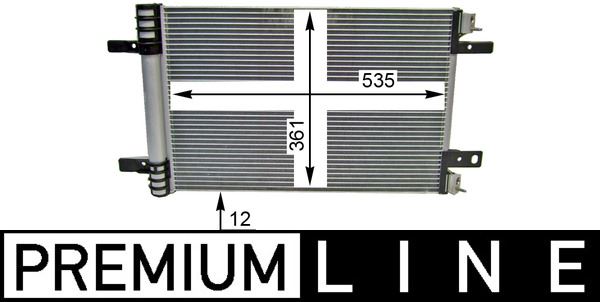 MAHLE AC886000P Klima Radyatörü Kondenseri Opel Astra L-Grandland-Vivaro C-Zafira Life Peugeot P3008 Ii-P308 Ii- P5008 Ii-P508 Expert Ivpartner-C4 Picasso-Jumpy Iv-Partner-Berlingo 1.2-1.5-1.6-2.0 Hdi-Puretech-Thp