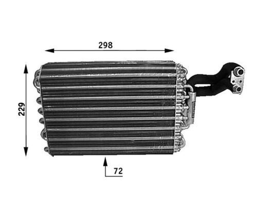 MAHLE AE31000S Evaporator Mercedes W124 S124 C124