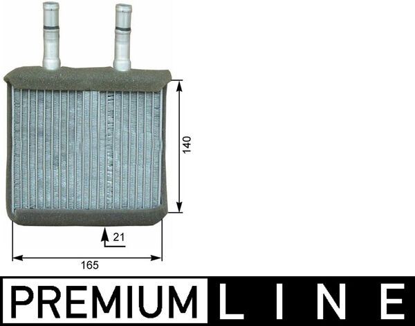 MAHLE AH171000P Innenraum-W Rmetauscher Hyundai Atos/Santro 97-