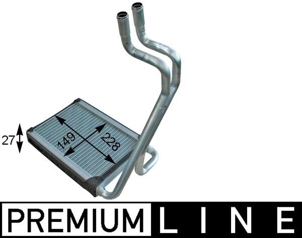 MAHLE AH204000P Kalorifer Radyatörü Hyundai Sonata 2.0l D4ea 05-10 3.3l G6db 05-10