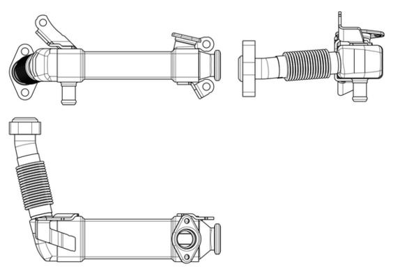 TPR-504215001 Egr Radyatoru M47n-M47n2-M57n-M57n2  -  E46-E53-E60-E63-E70-E71-E83-E87-E90-E92-E93