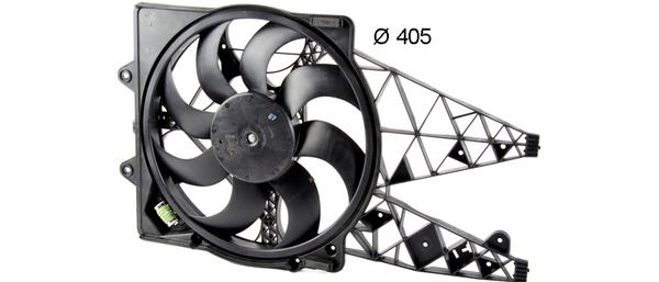 MAHLE CFF246000P Kühlmittelkühler-/Kondensator-Lüfter Alfa Romeo Mito