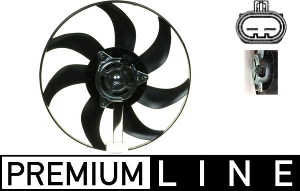 MAHLE CFF322000P Fan Motoru Vectra C 02-09 1.6 16v-1.8-1.8 16v-2.2 16v-Signum 03> 1.8-2.2 Saab 9-3 03>1.8-2.0