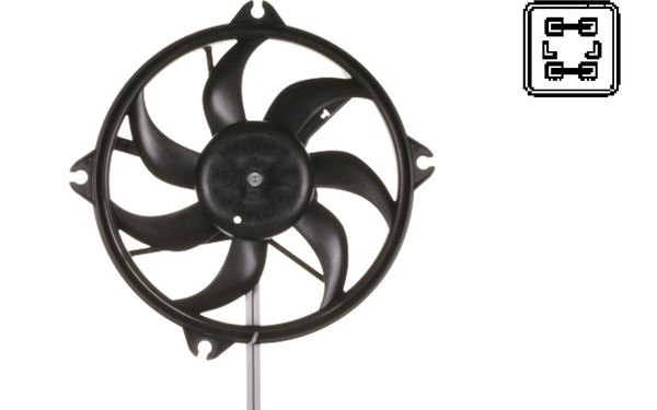 KALE-420400 Fan Motoru P307 - Partner 1.9-2.0 Hdi Berlingo Xsara