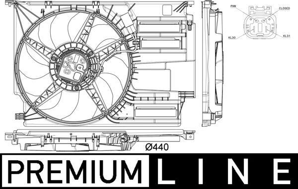MHL-CFF 402 000P Klima Fani B37-B42-B47-B48  -  F39-F45-F46-F48